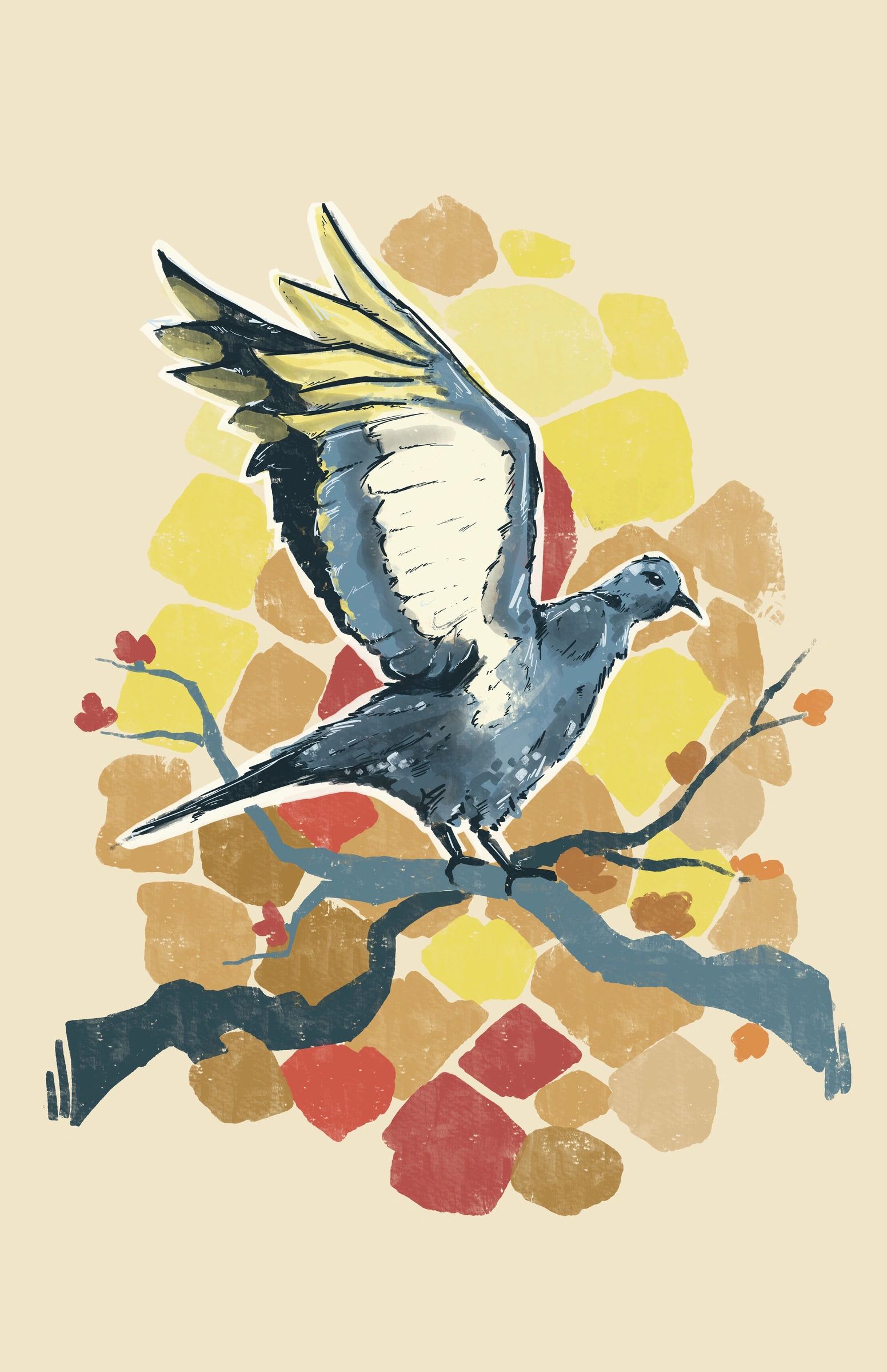 Morning Dove — Digital Painting by Gary Keeler