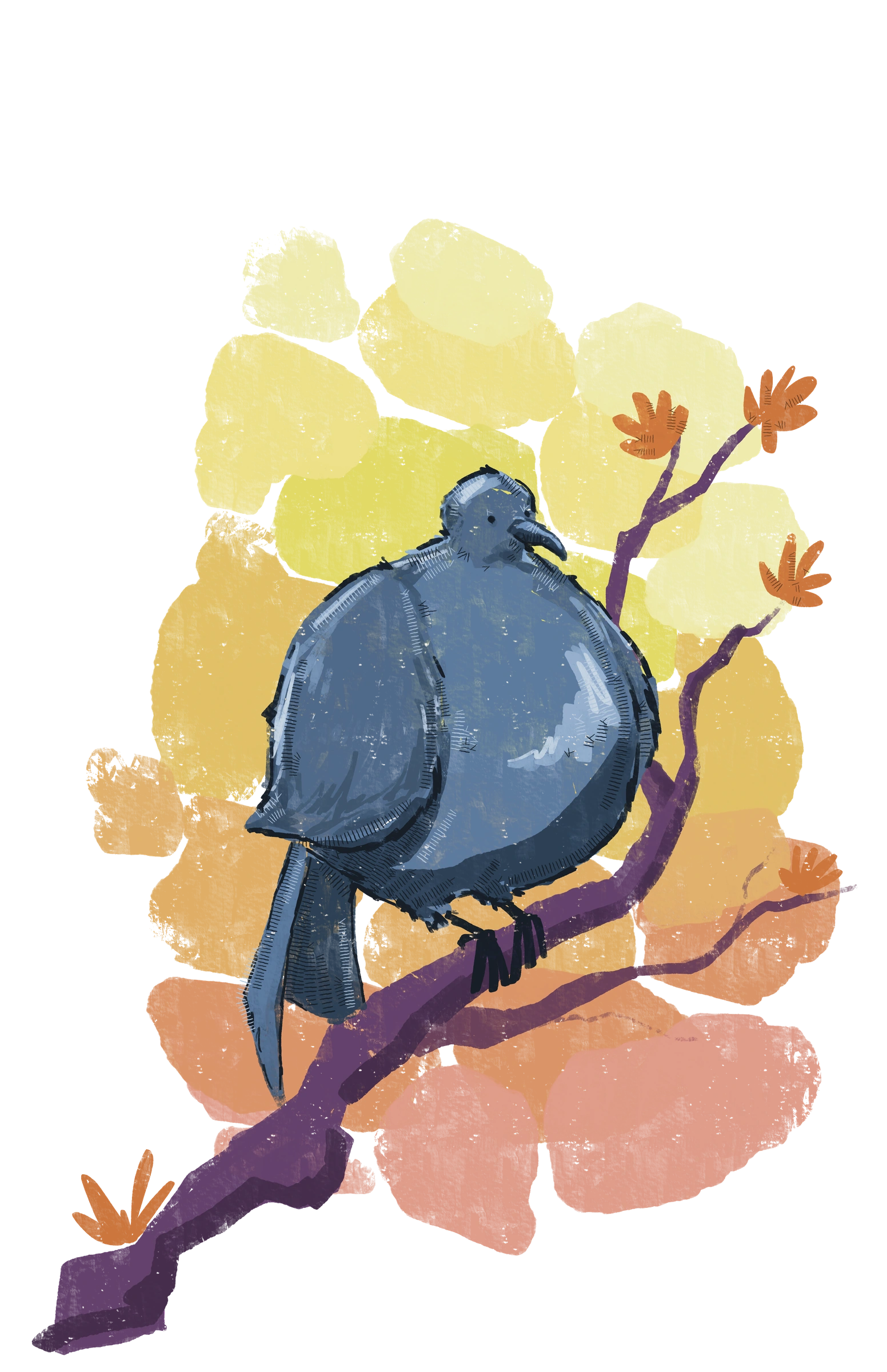 Morning Dove II — Digital Painting by Gary Keeler