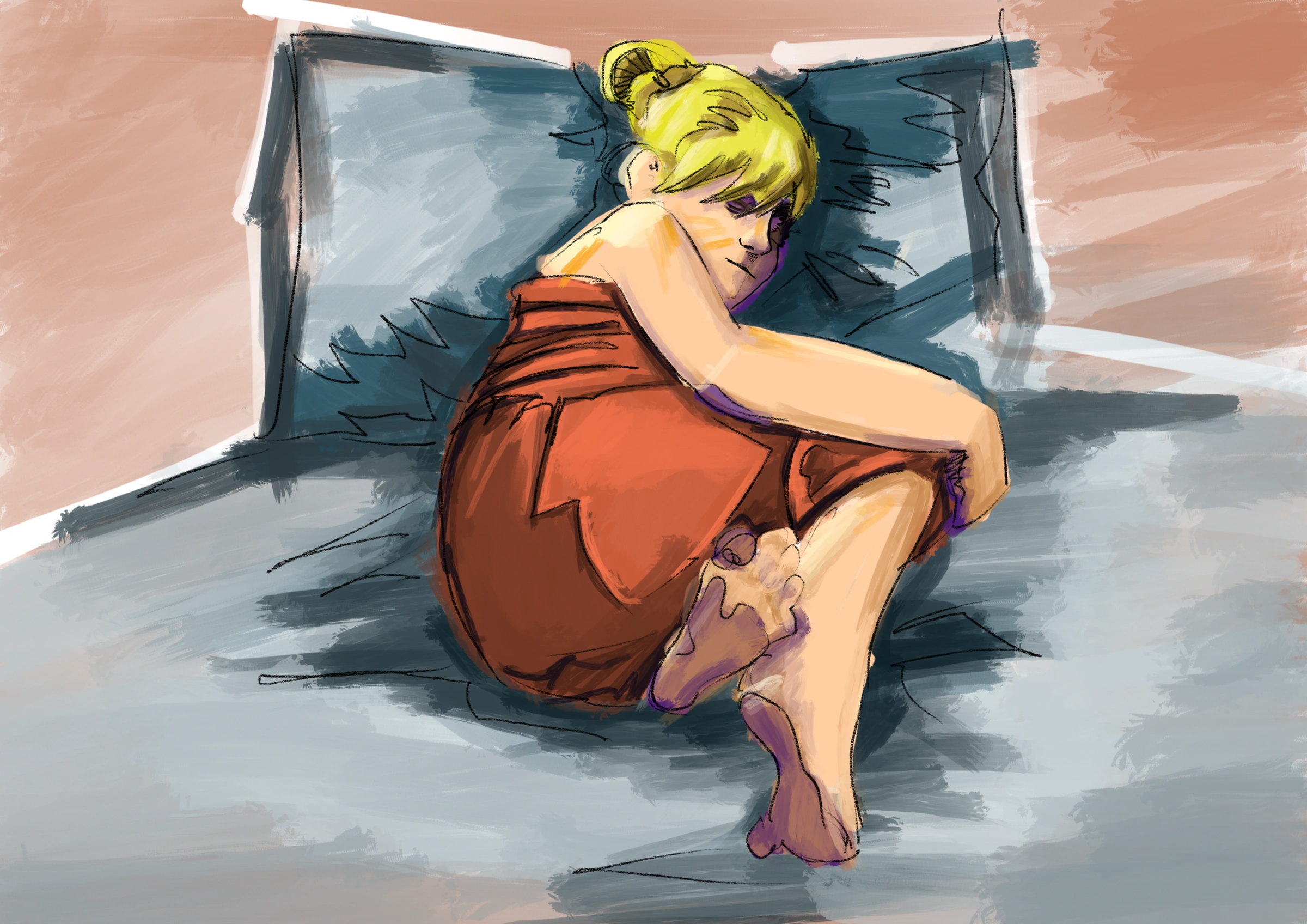 Sleeping Beauty — Digital Painting by Gary Keeler