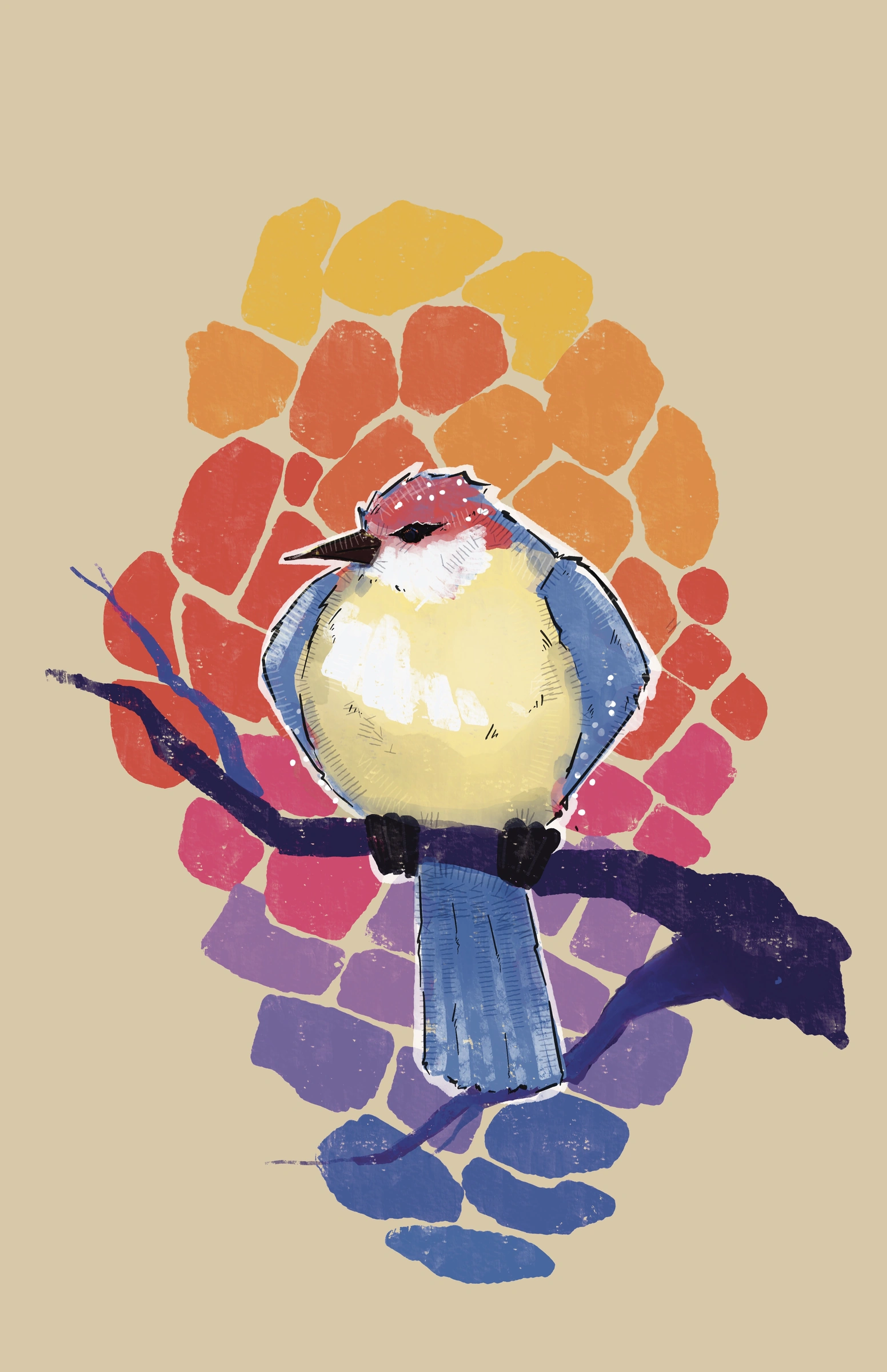 Woodpecker II — Digital Painting by Gary Keeler